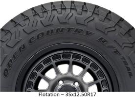 Toyo Open Country RT Trail Sidewall